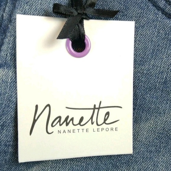 Nanette Lepore Sz 6 boyfriend distressed jeans - Picture 7 of 8